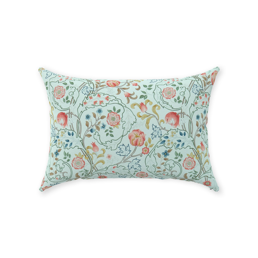 Mary Isobel Cotton Throw Pillows William Morris Silk Blue Pink