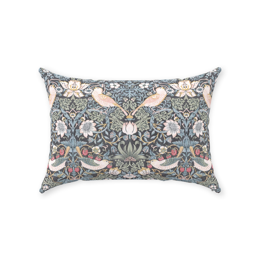 Strawberry Thief Cotton Throw Pillows William Morris Ink