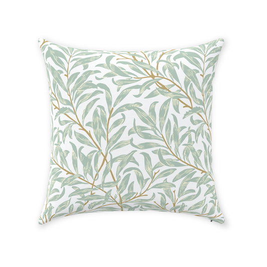 William Morris Cotton Pillows Willow Bough Blue Green
