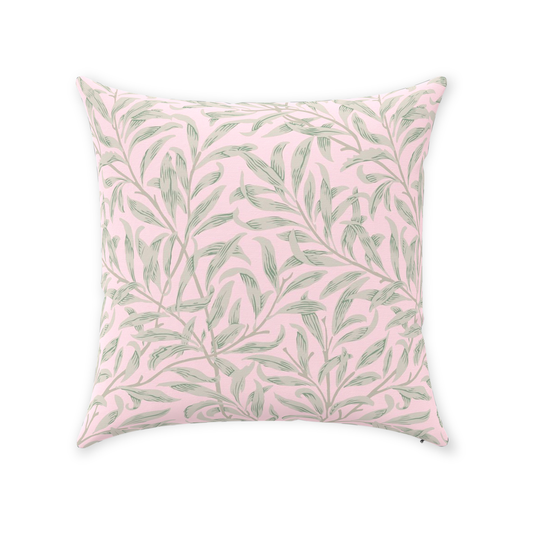 William Morris Cotton Pillows Pink Willow