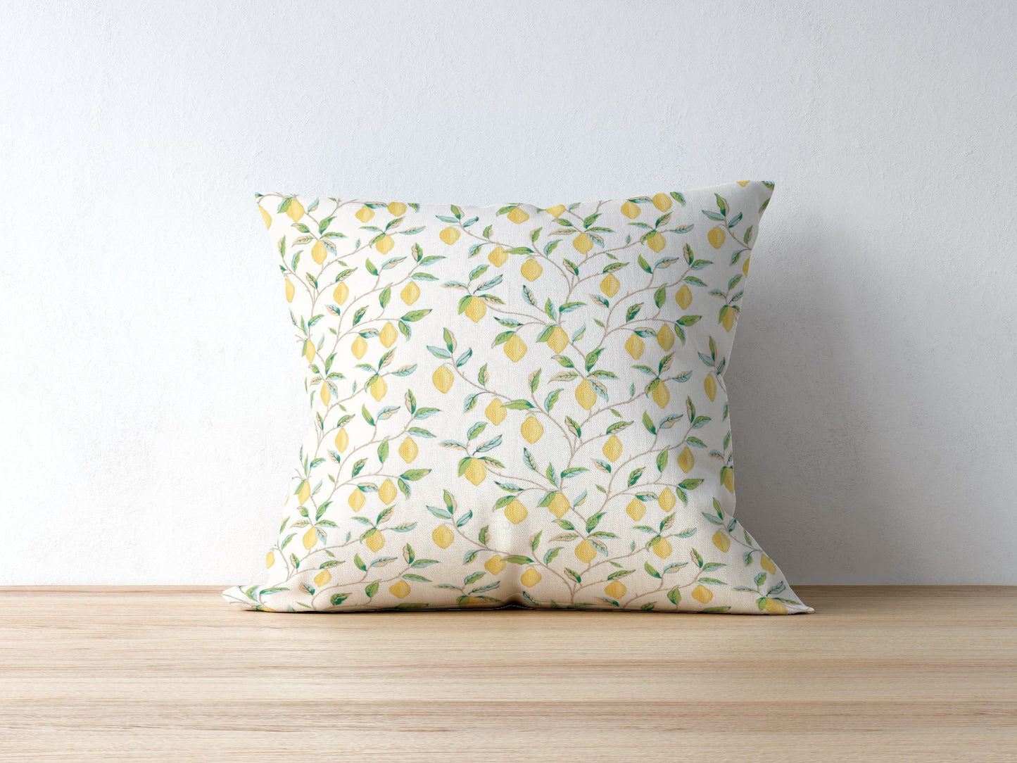 Lemons Cotton Pillow William Morris