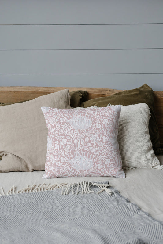 Artichoke Outdoor Pillows William Morris Pink