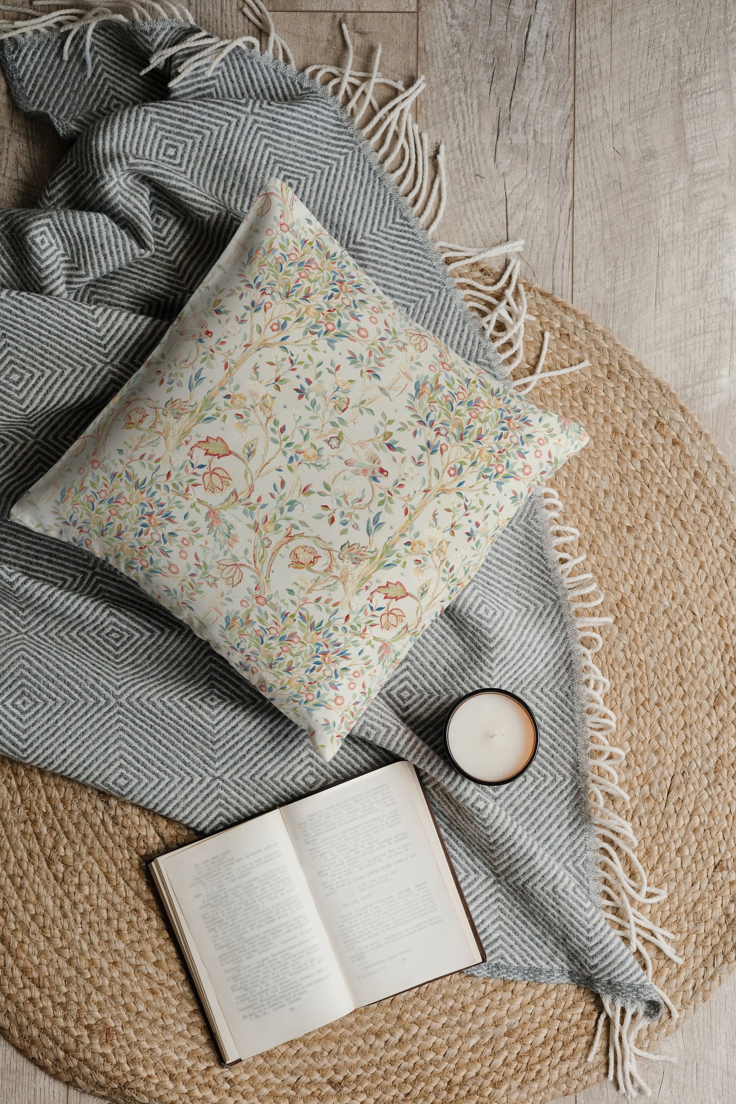 Melsetter Outdoor Pillow William Morris Linen