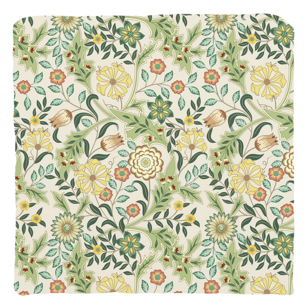 William Morris Cotton Pillows Yellow Wilhelmina