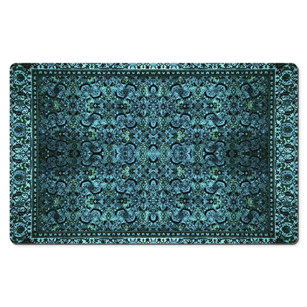 Cappadocia Persian Desk Mat Teal Black