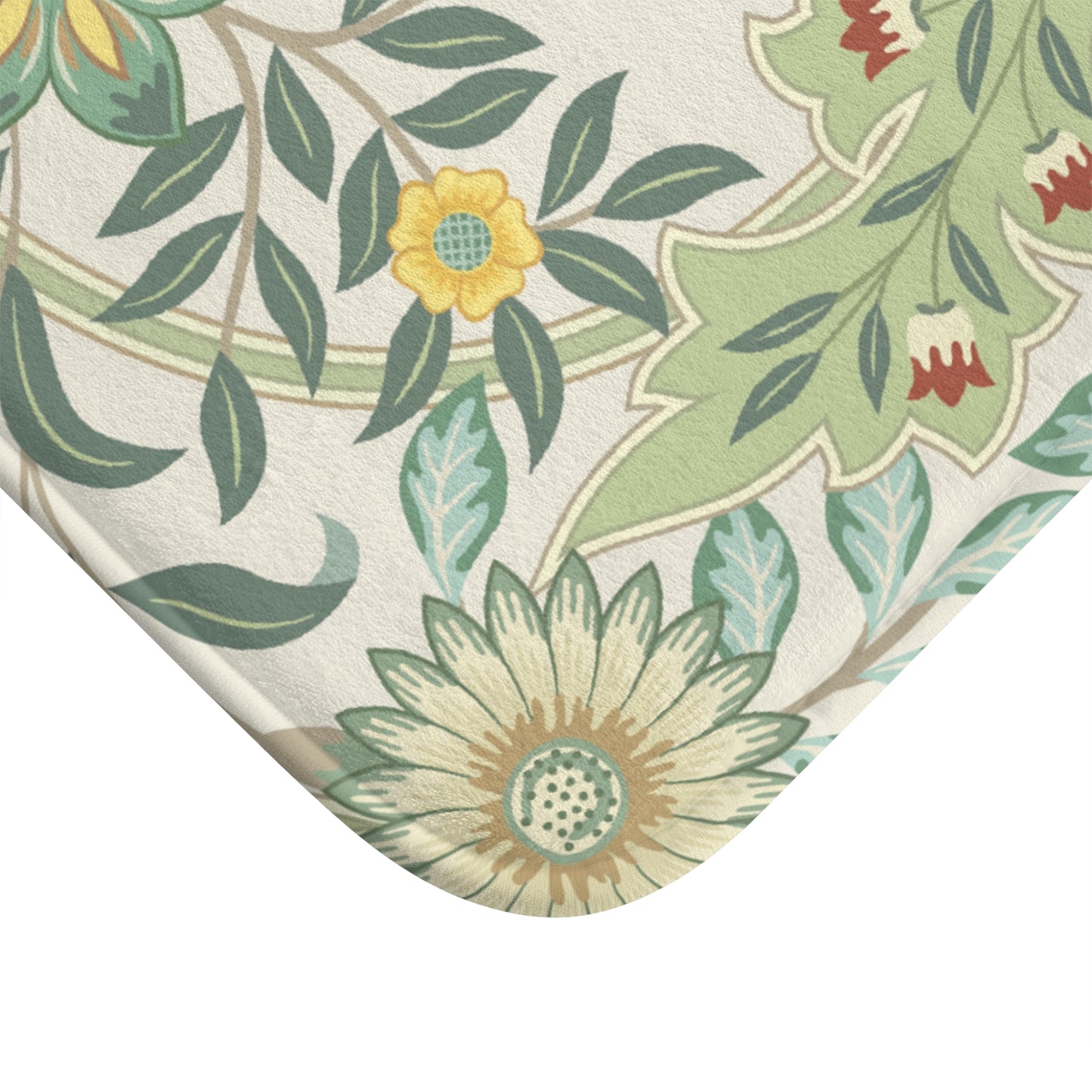 William Morris Bath Mat Wilhelmina Meadow