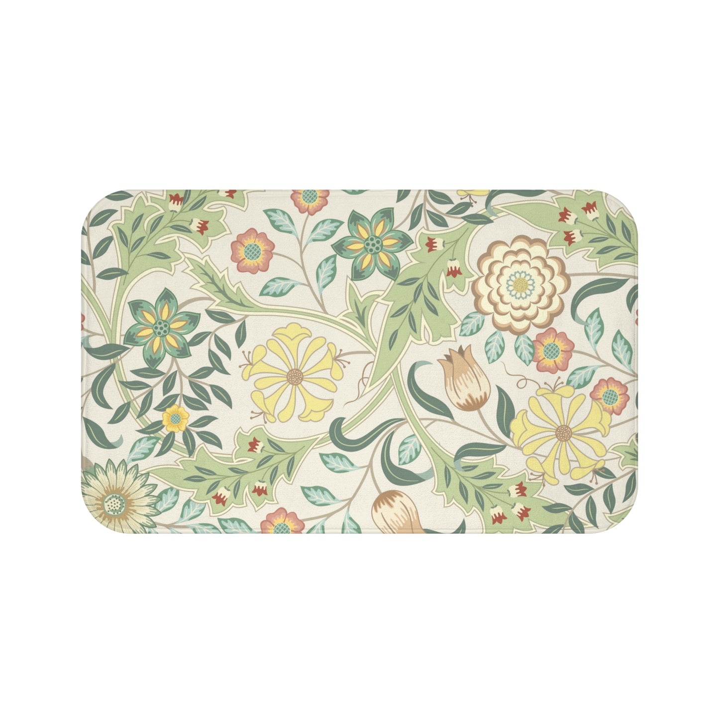 William Morris Bath Mat Wilhelmina Meadow