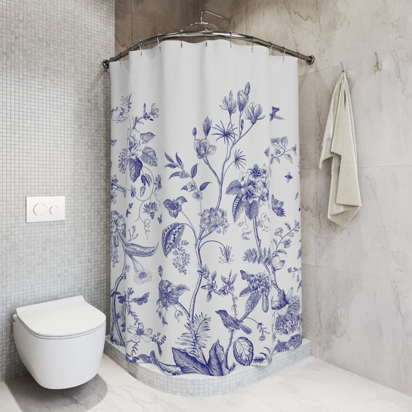 Blooming Chinoiserie Garden Shower Curtain