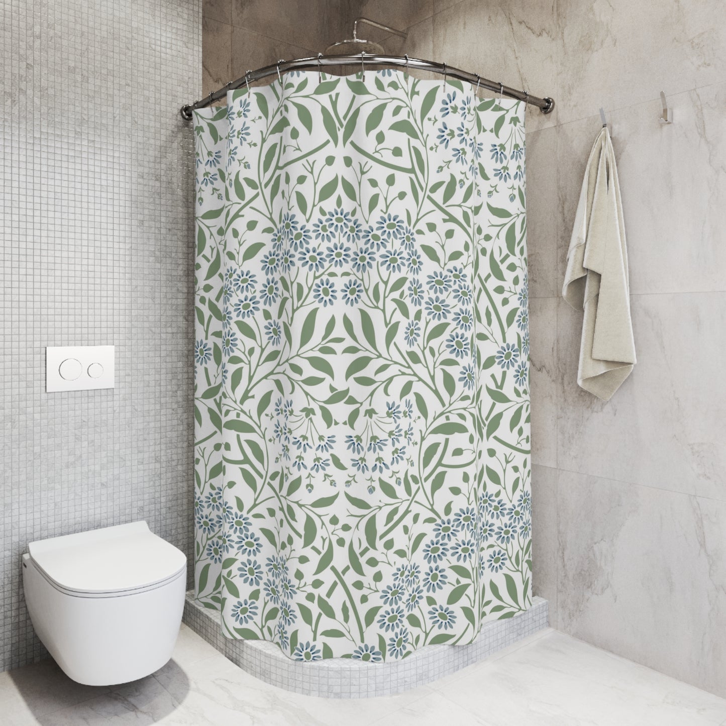 William Morris Floral Shower Curtain