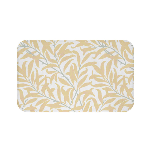 William Morris Bath Mat Willow Bough Sunshine Yellow