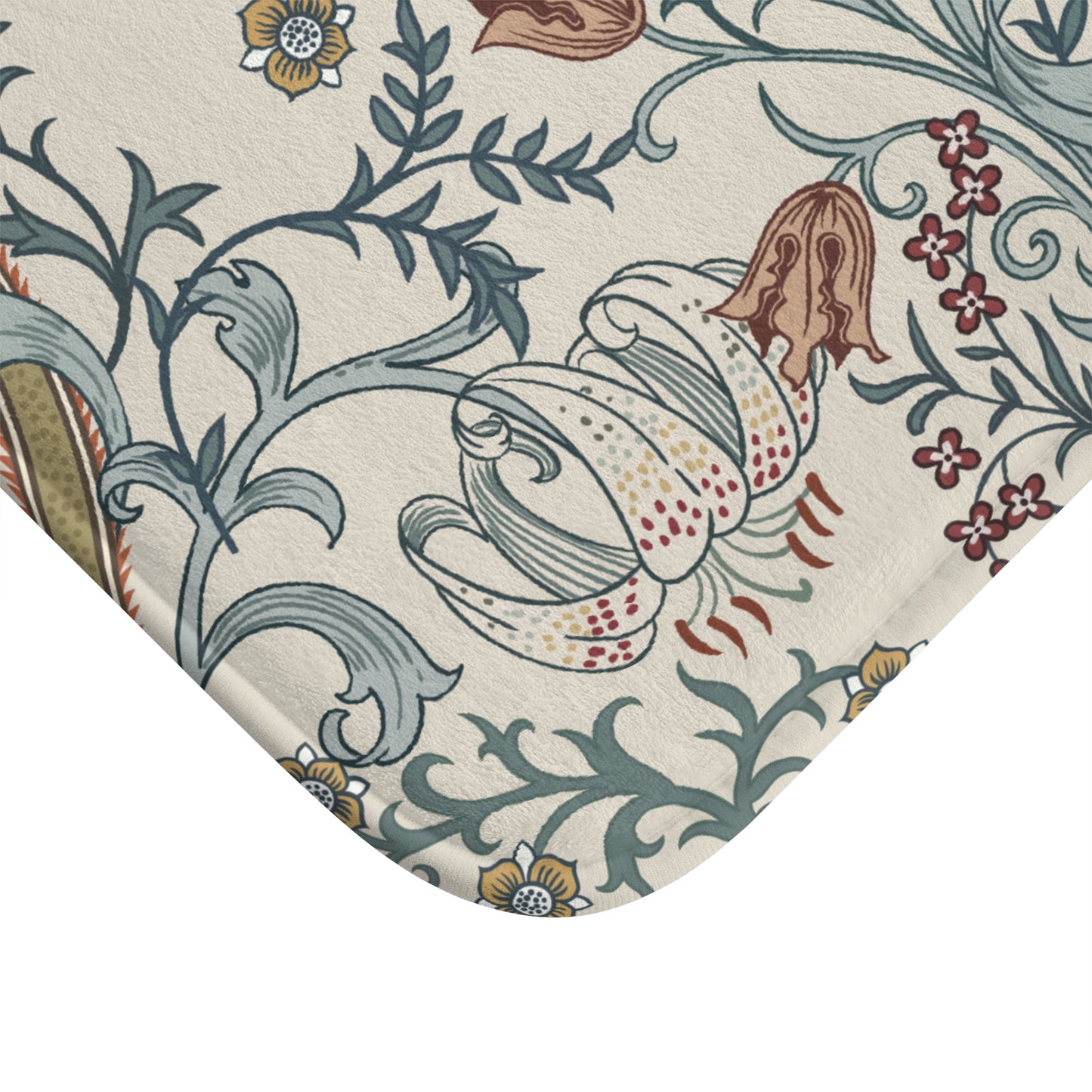William Morris Bath Mat Enchanted Golden Lily