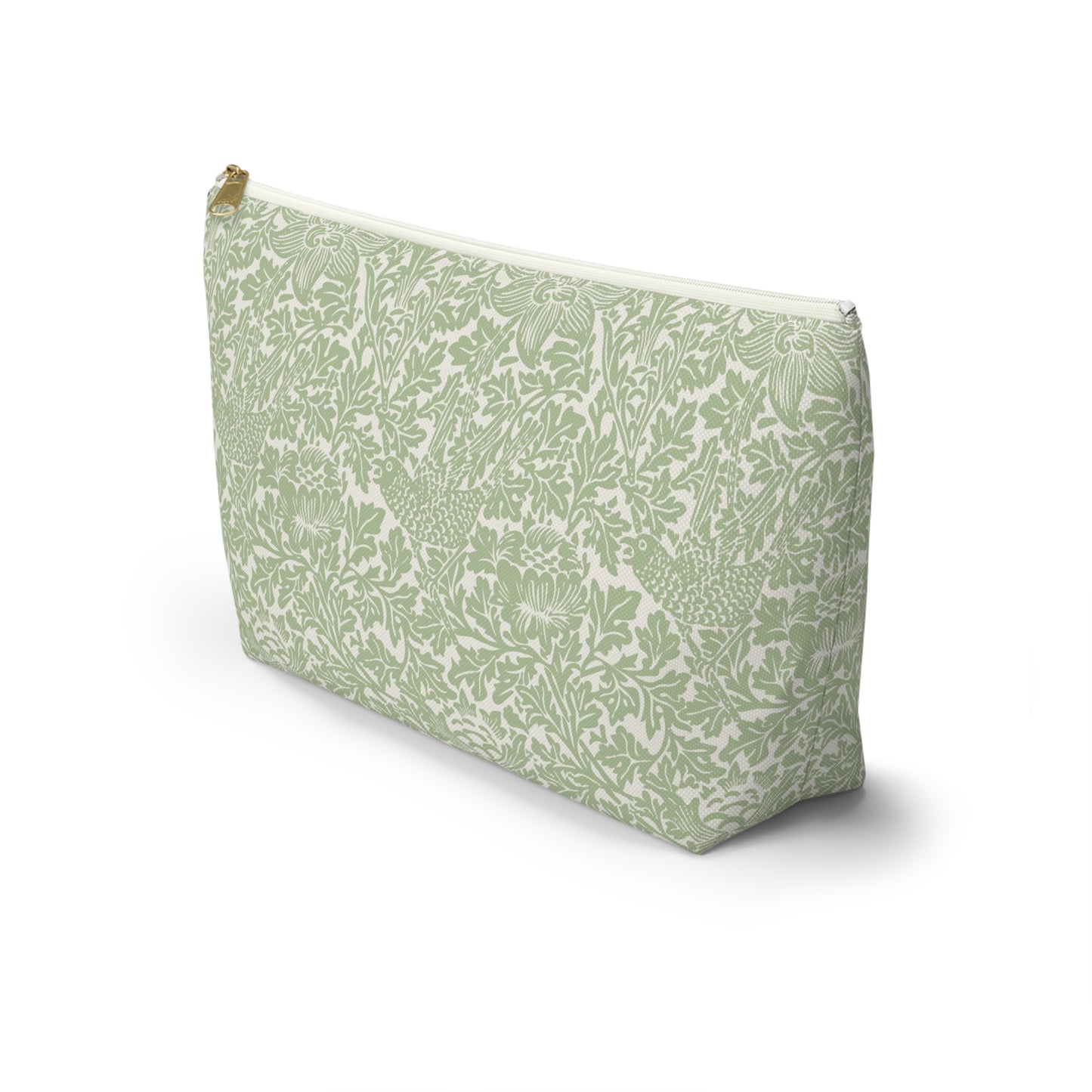 William Morris Bird & Anemone Sage Green Toiletries Bag