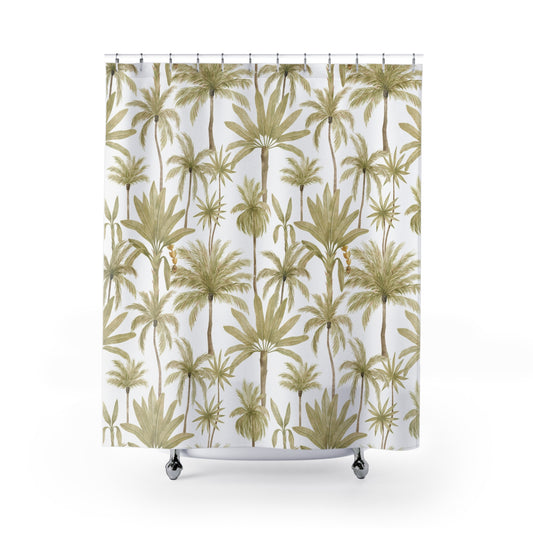 Tropical Palm Shower Curtain