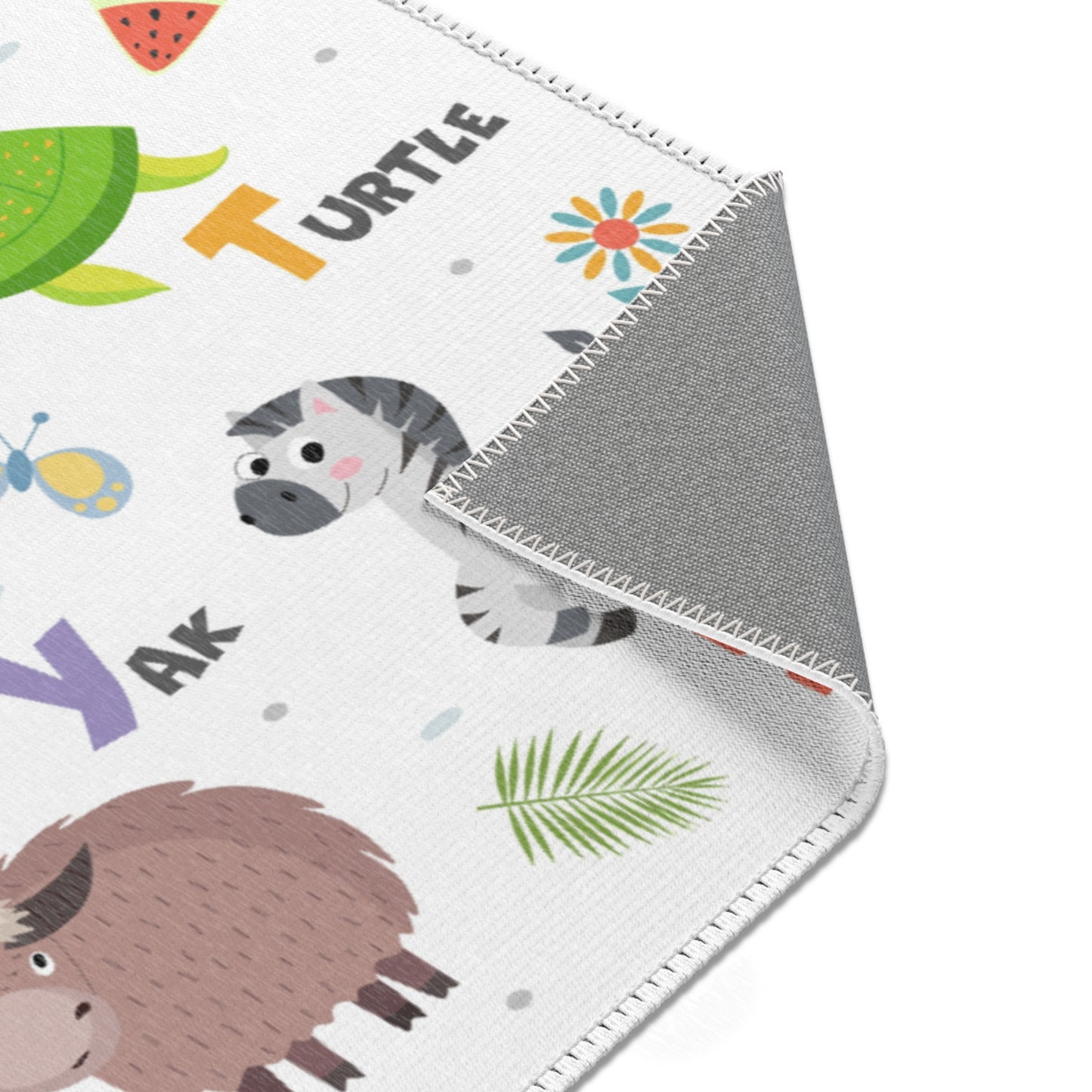 Animal Alphabet Nursery Rug Play Mat