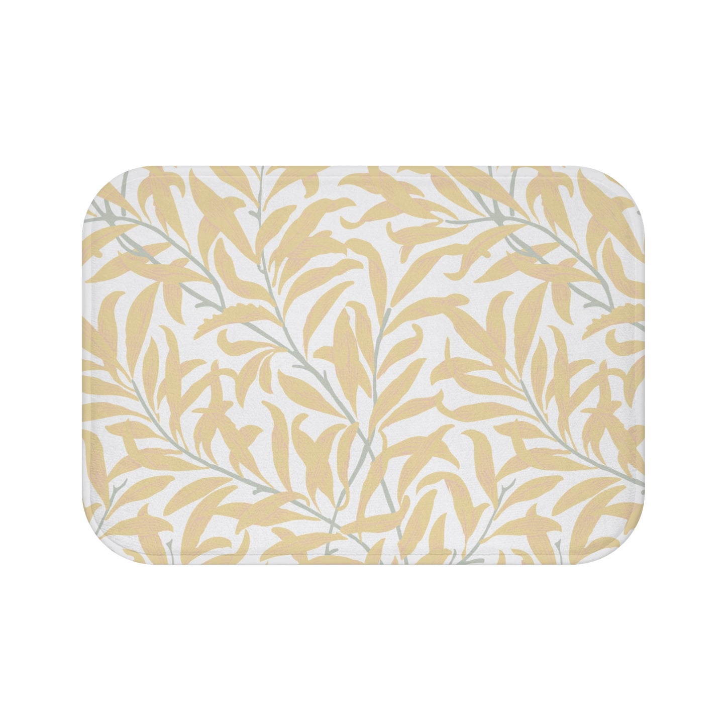 William Morris Bath Mat Willow Bough Sunshine Yellow