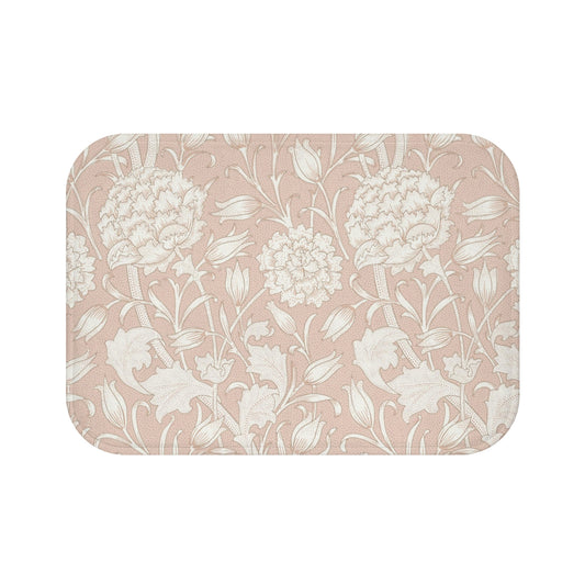 William Morris Bath Mat Pink & Rose Blush
