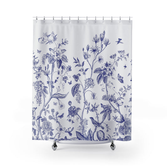 Blooming Chinoiserie Garden Shower Curtain