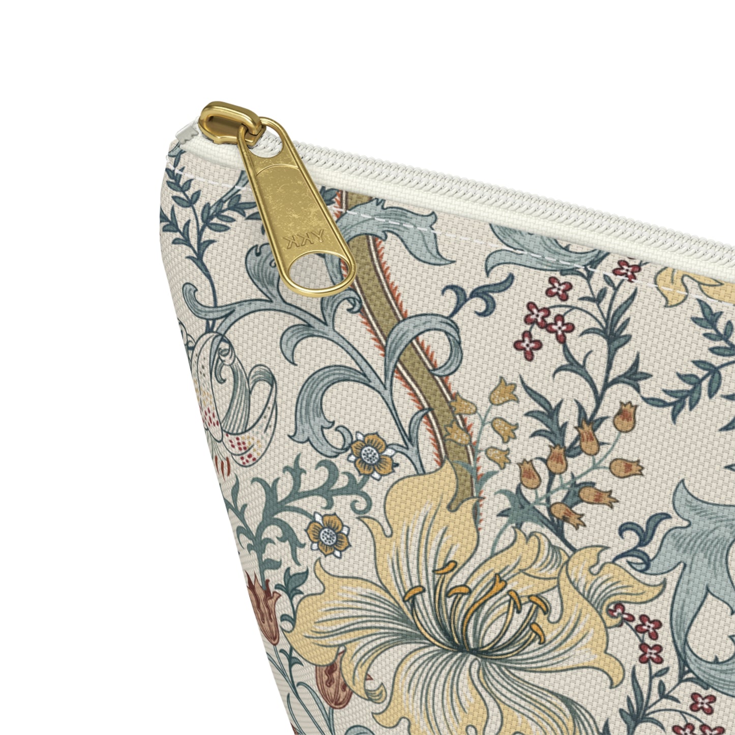 William Morris Enchanted Golden Lily Blue Toiletries Bag