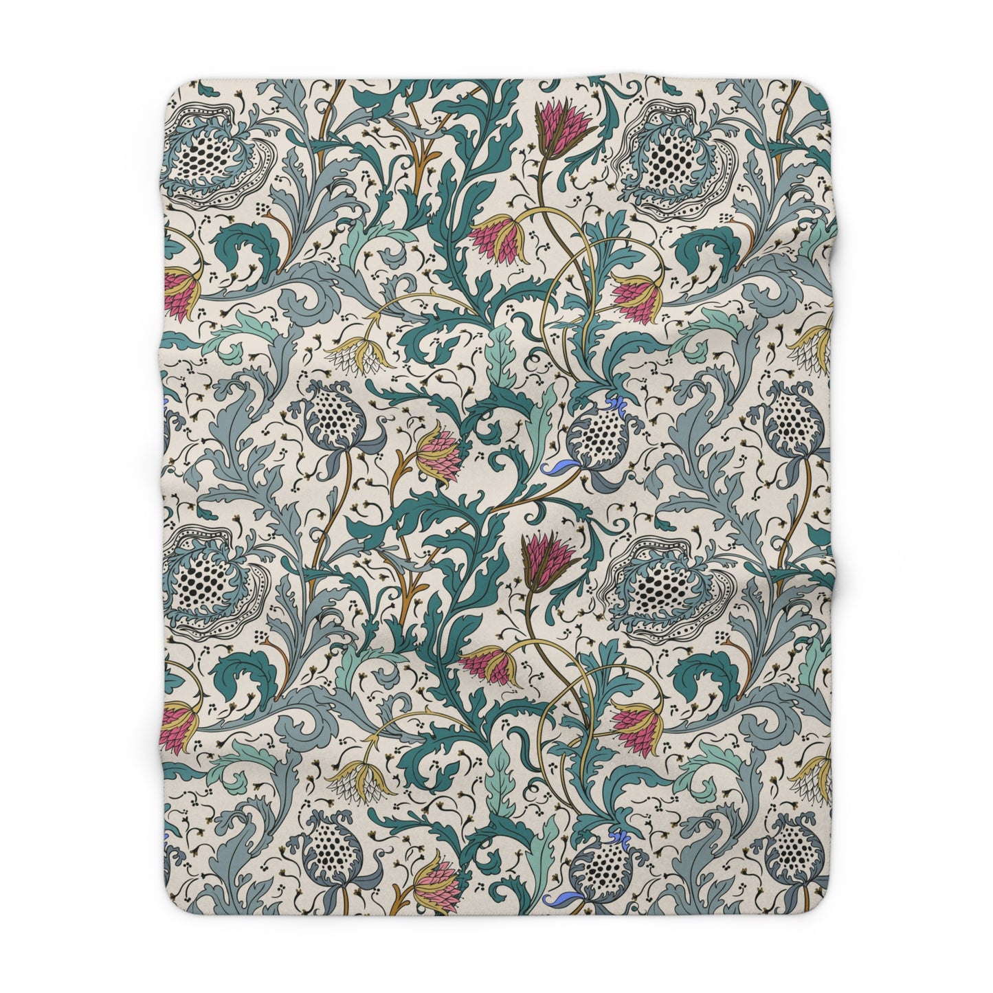 Walter Crane Antique Teazle Fleece Lined Blanket