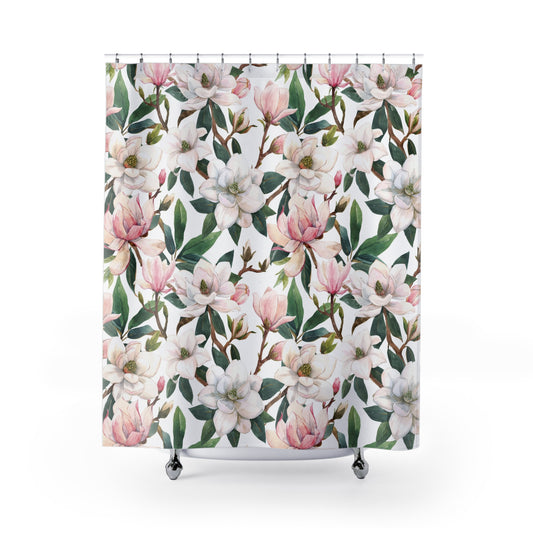 Magnolia Blossom Shower Curtain