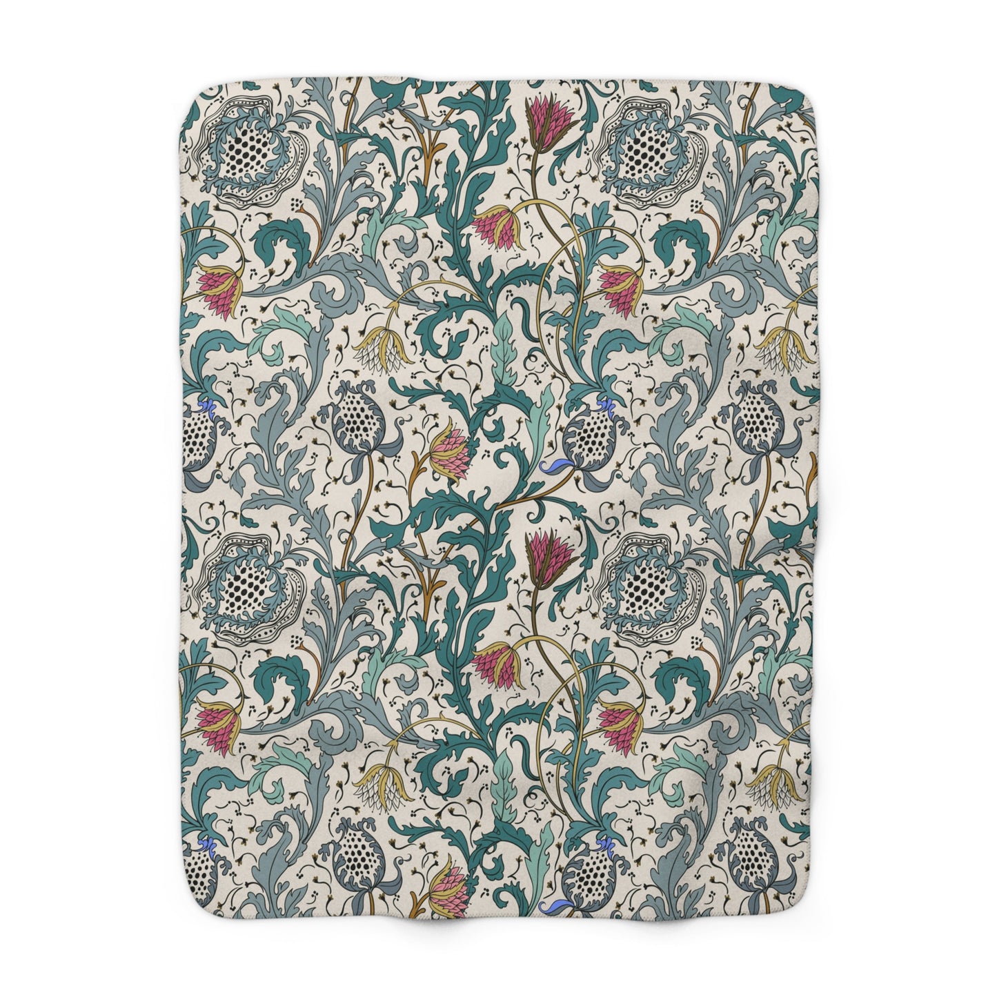 Walter Crane Antique Teazle Fleece Lined Blanket