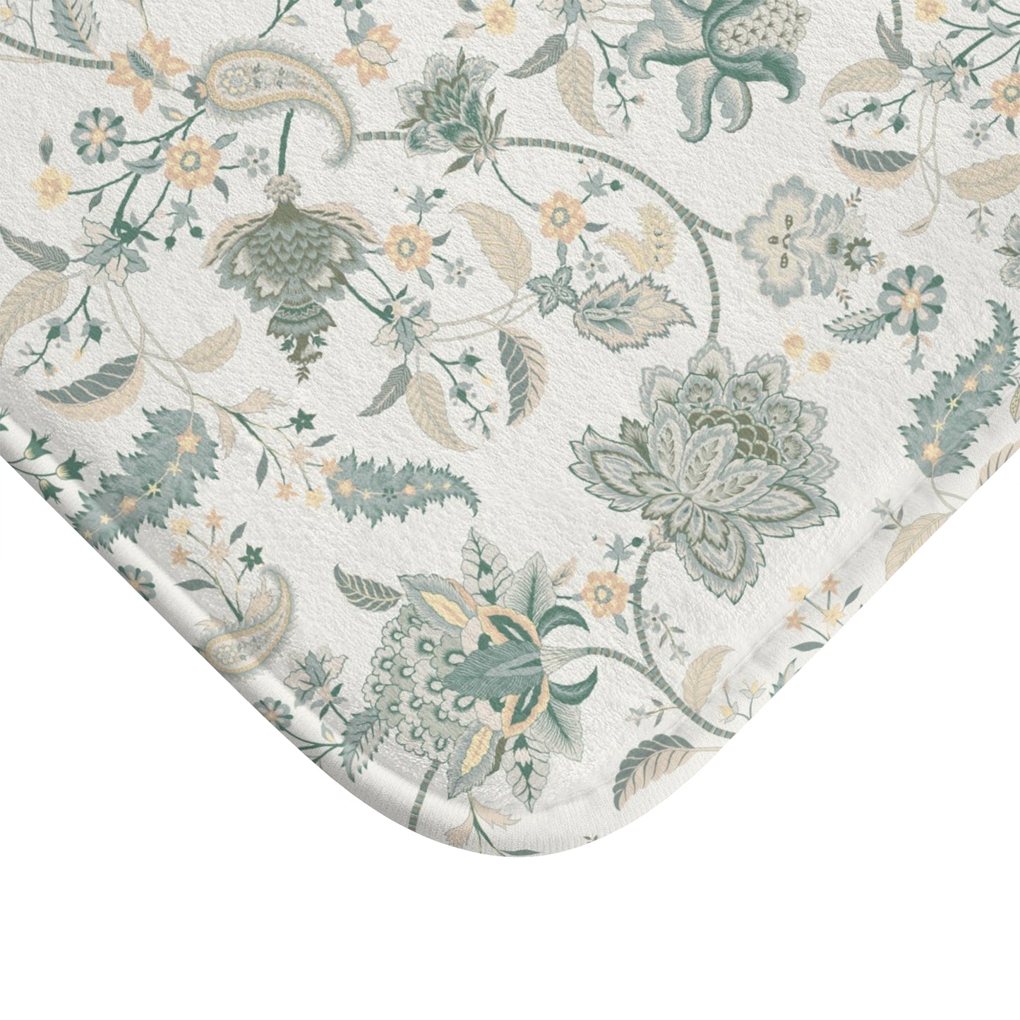 Belvedere Blue Chintz Bath Mat
