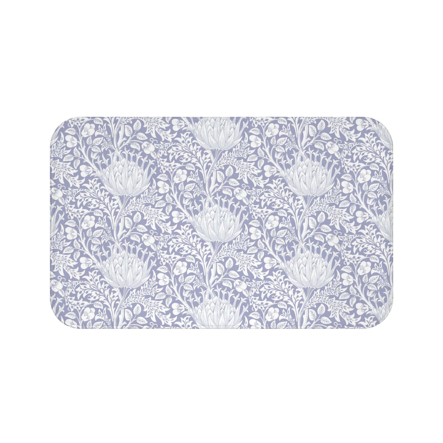 William Morris Bath Mat Artichoke Heather Lilac