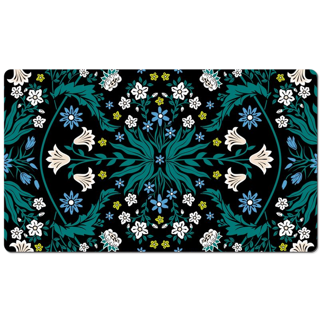 William Morris Desk Mat Magical Dark Floral