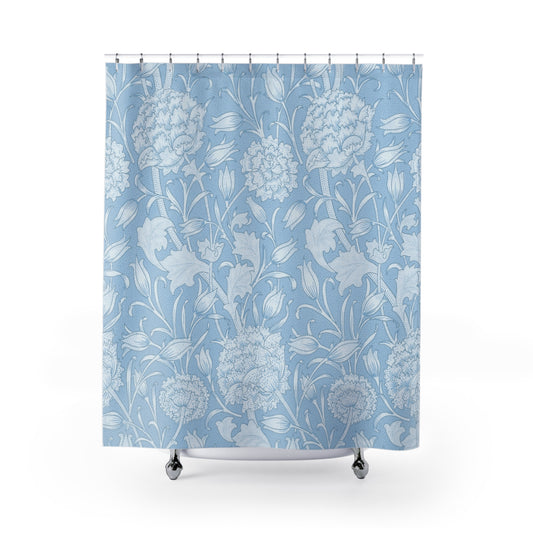 William Morris Cornflower Blue Shower Curtain