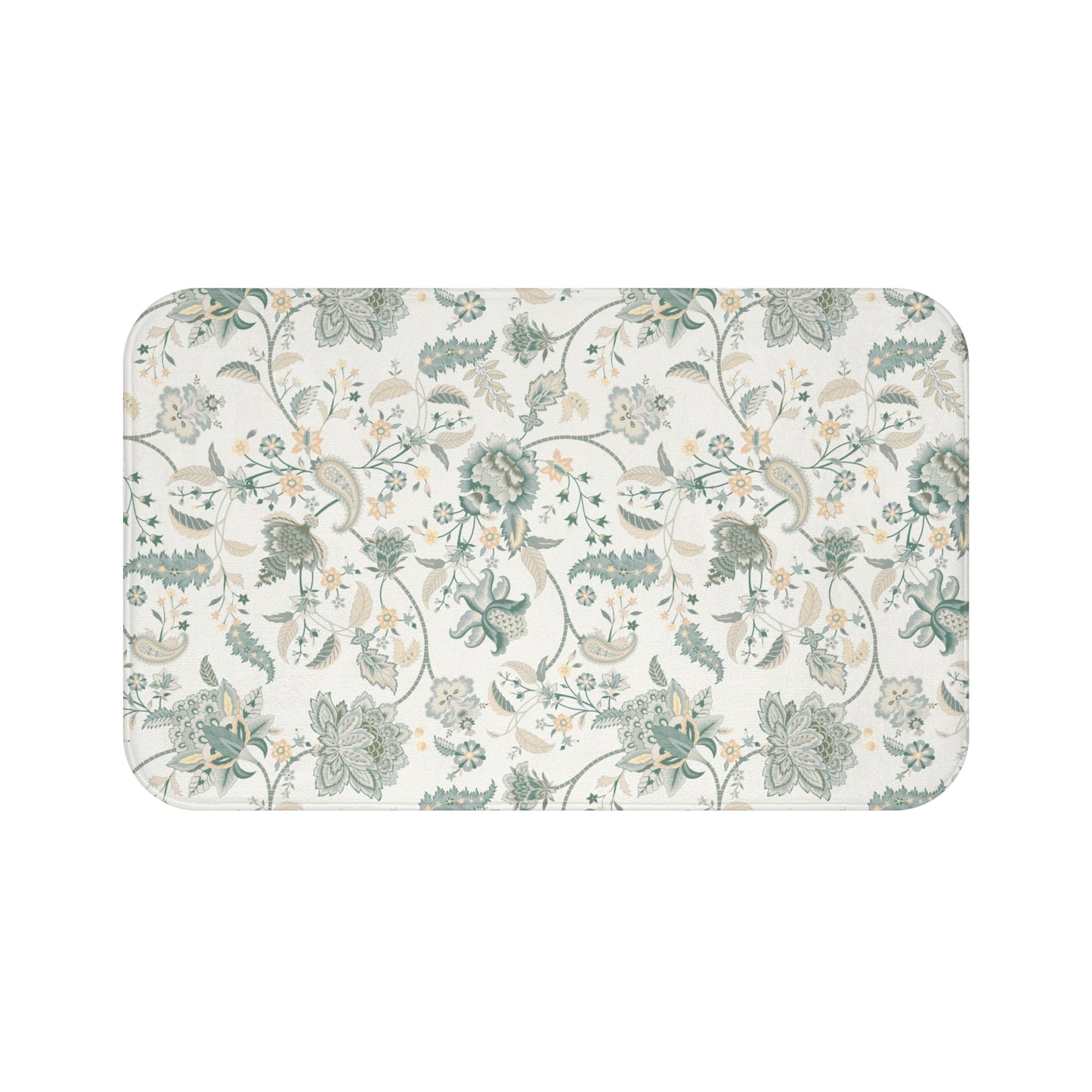 Belvedere Blue Chintz Bath Mat