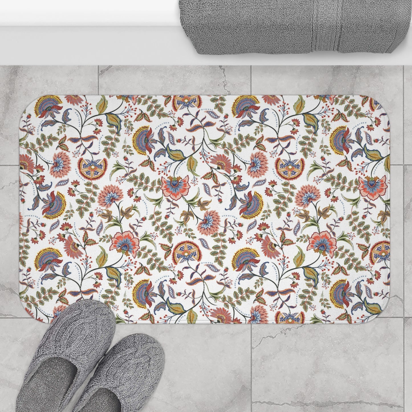 Arabella Chintz Bath Mat