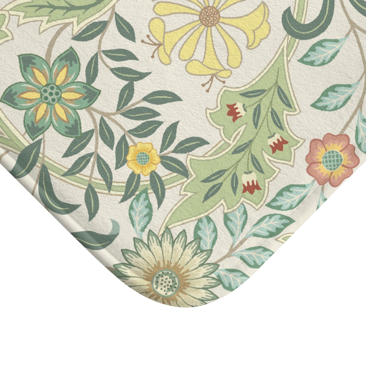 William Morris Bath Mat Wilhelmina Meadow