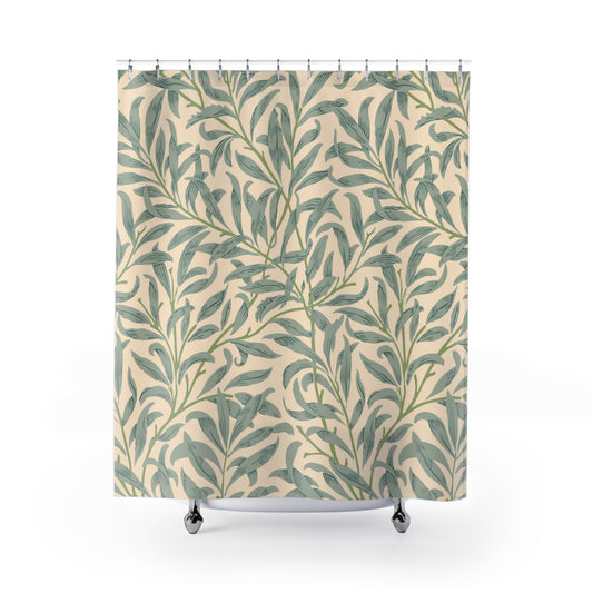 William Morris Willow Bough Sage Green Shower Curtain