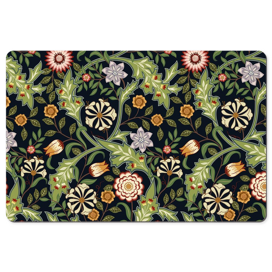 William Morris Desk Mat Wilhelmina Dark Floral