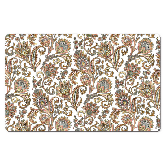 Madurai Chintz Desk Mat Rose Gold Pink Floral