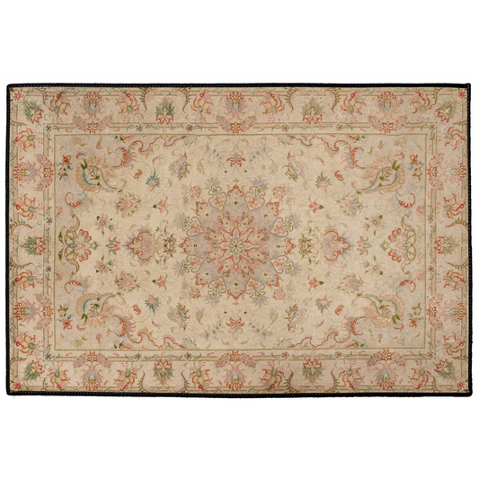 Vashti Persian Indoor/Outdoor Floor Mat Antique Beige Red