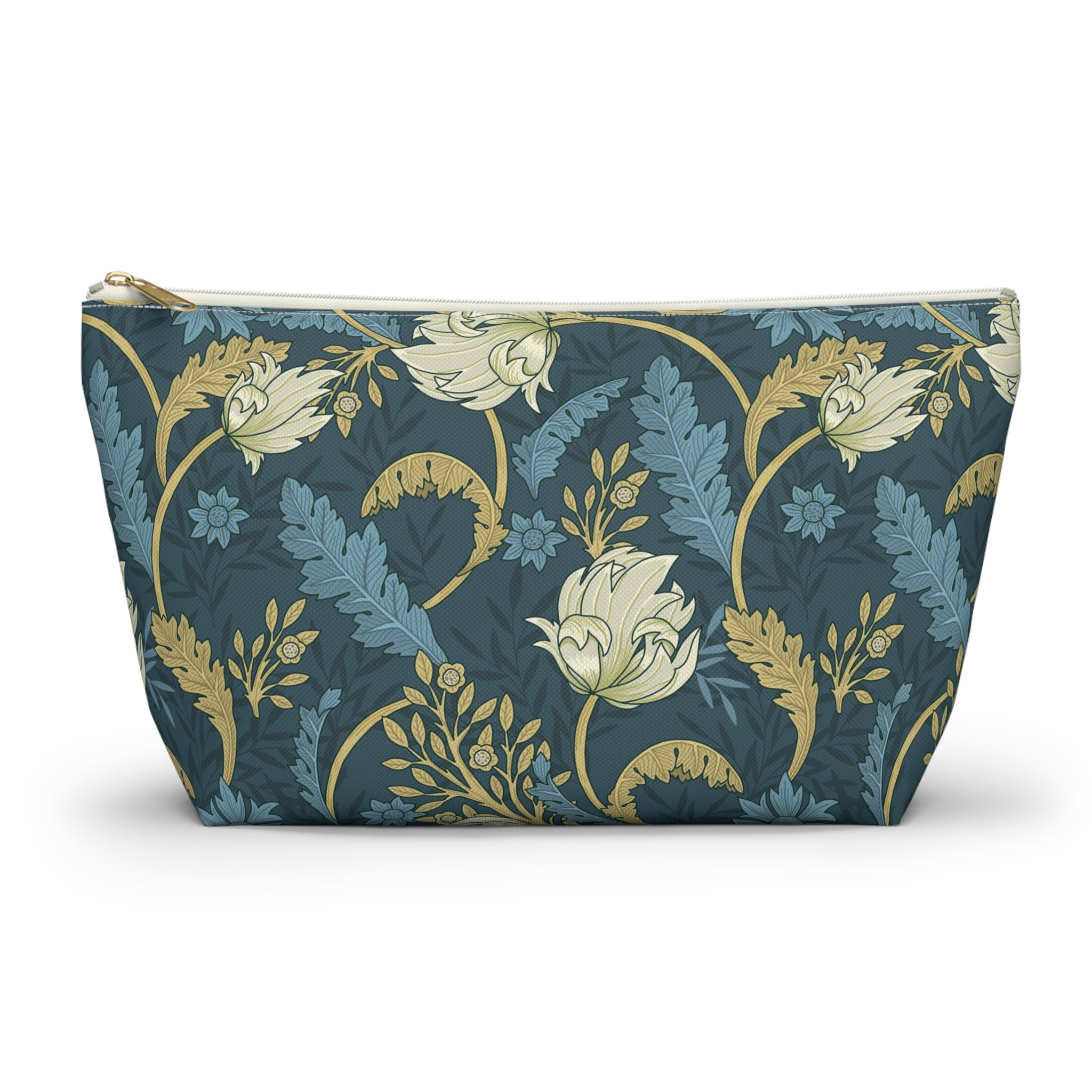 William Morris Navy Blue Floral Toiletries Bag – Tarragonia