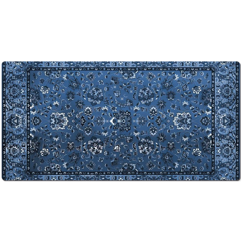 Bisotun Persian Desk Mat Antique Dark Blue