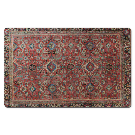 Ishtar Persian Desk Mat Antique Red