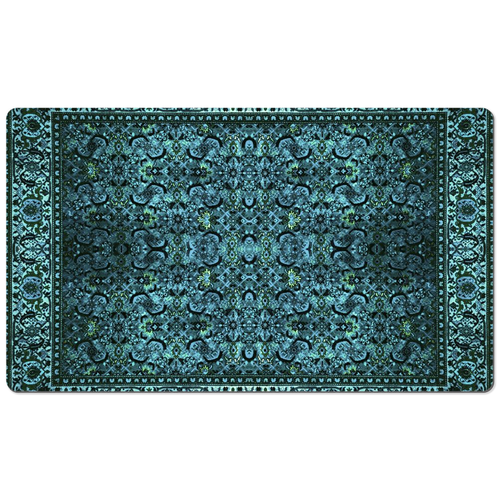 Cappadocia Persian Desk Mat Teal Black