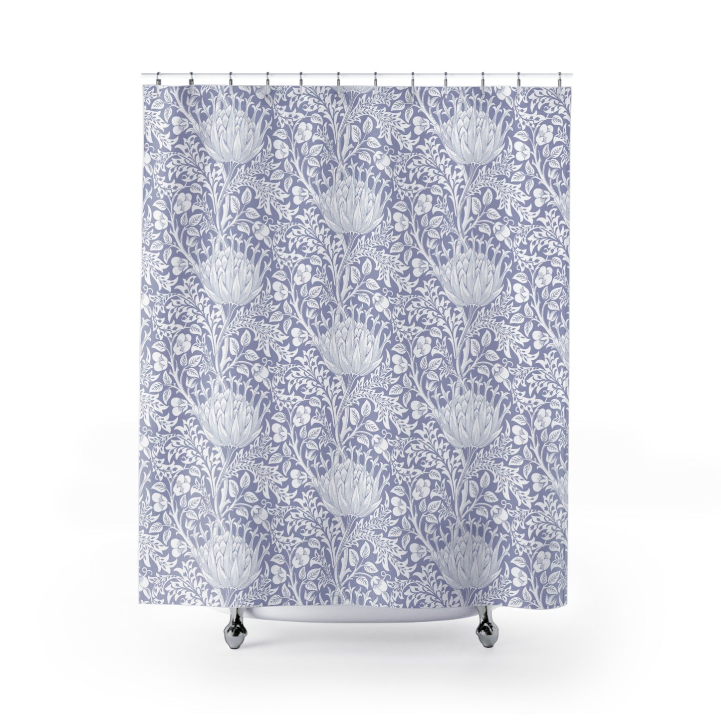 William Morris Artichoke Heather Lilac Shower Curtain