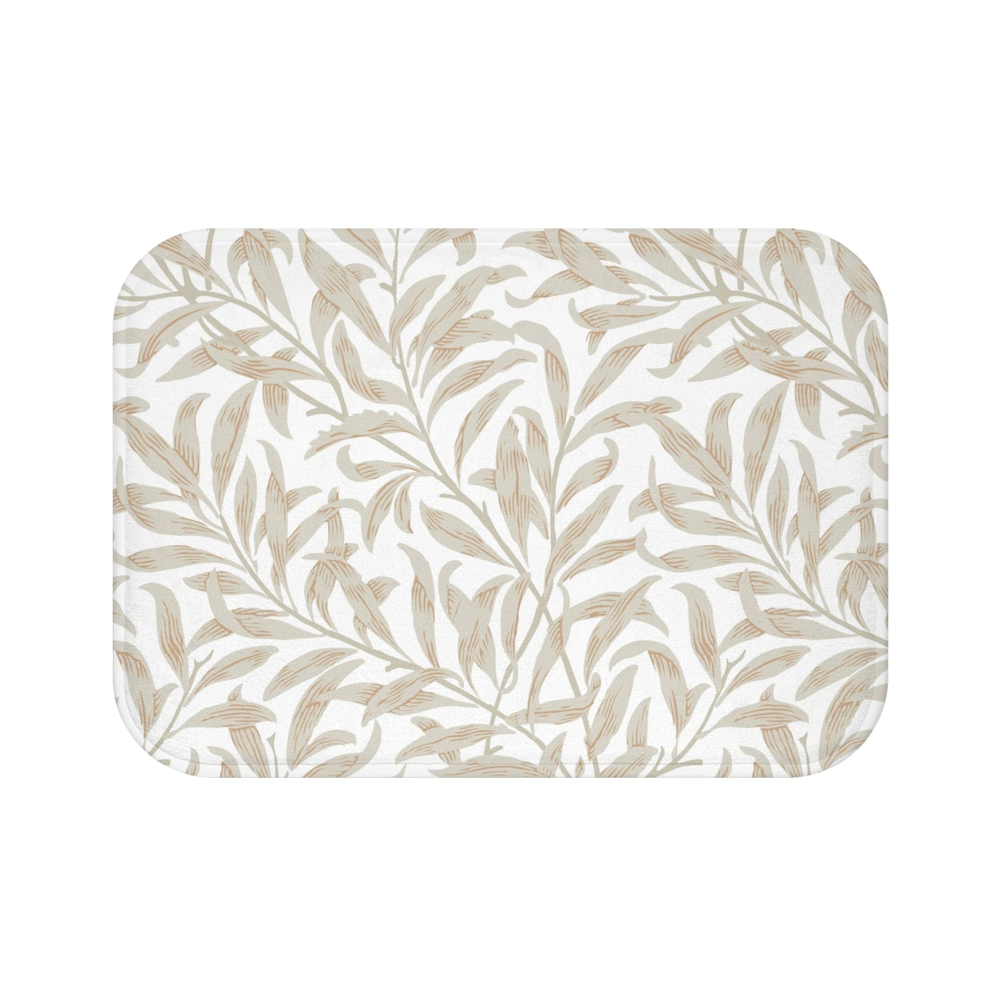 William Morris Bath Mat Willow Bough Beige