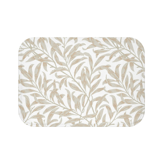 William Morris Bath Mat Willow Bough Beige
