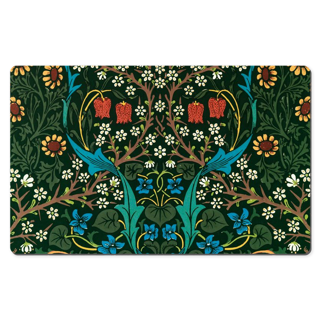 William Morris Desk Mat Blackthorn Floral