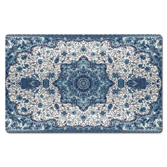 Artemesia Persian Desk Mat Antique Blue Cream