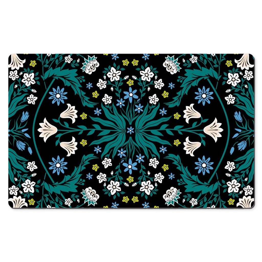 William Morris Desk Mat Magical Dark Floral