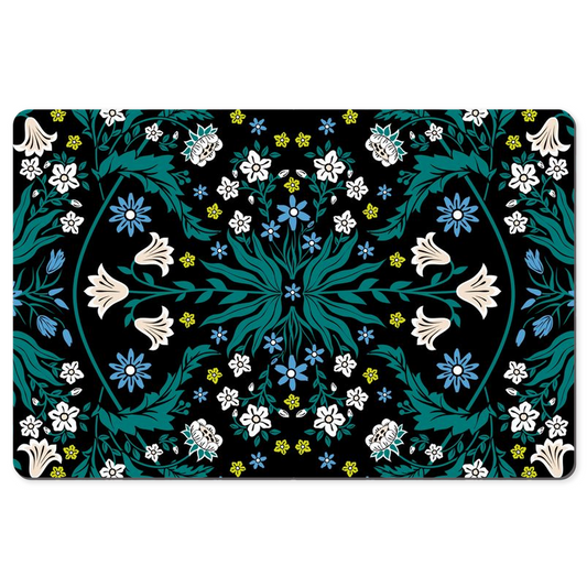 William Morris Desk Mat Magical Dark Floral