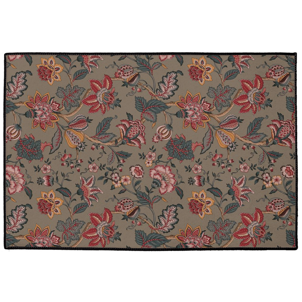 Highclere Chintz Indoor/Outdoor Floor Green Floral