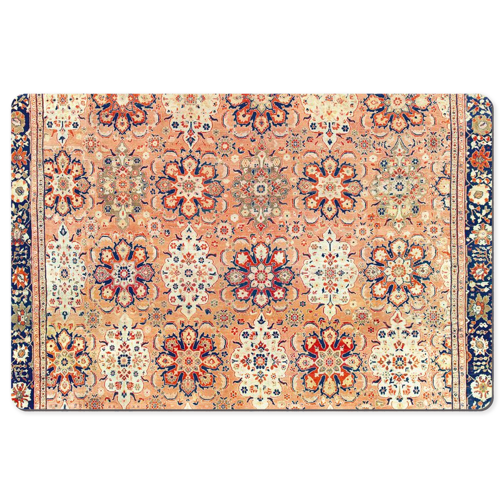 Ziegler Persian Desk Mat Antique Peach Pink