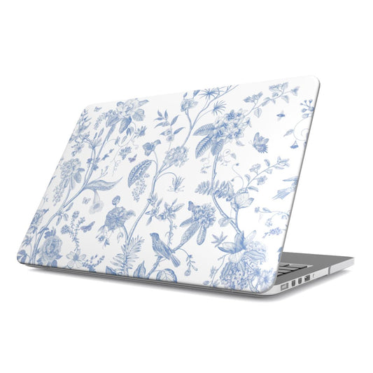 Chinoiserie Blue Floral MacBook Case Cover